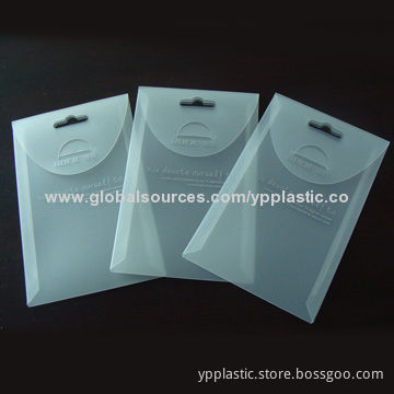Clear PP box with socket frosted pp folder